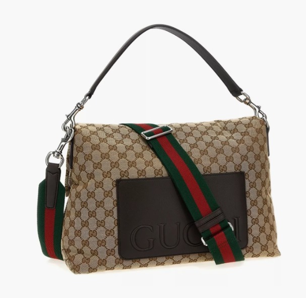 GUCCI グッチ GGキャンバス ラージ クロスボディバッグ