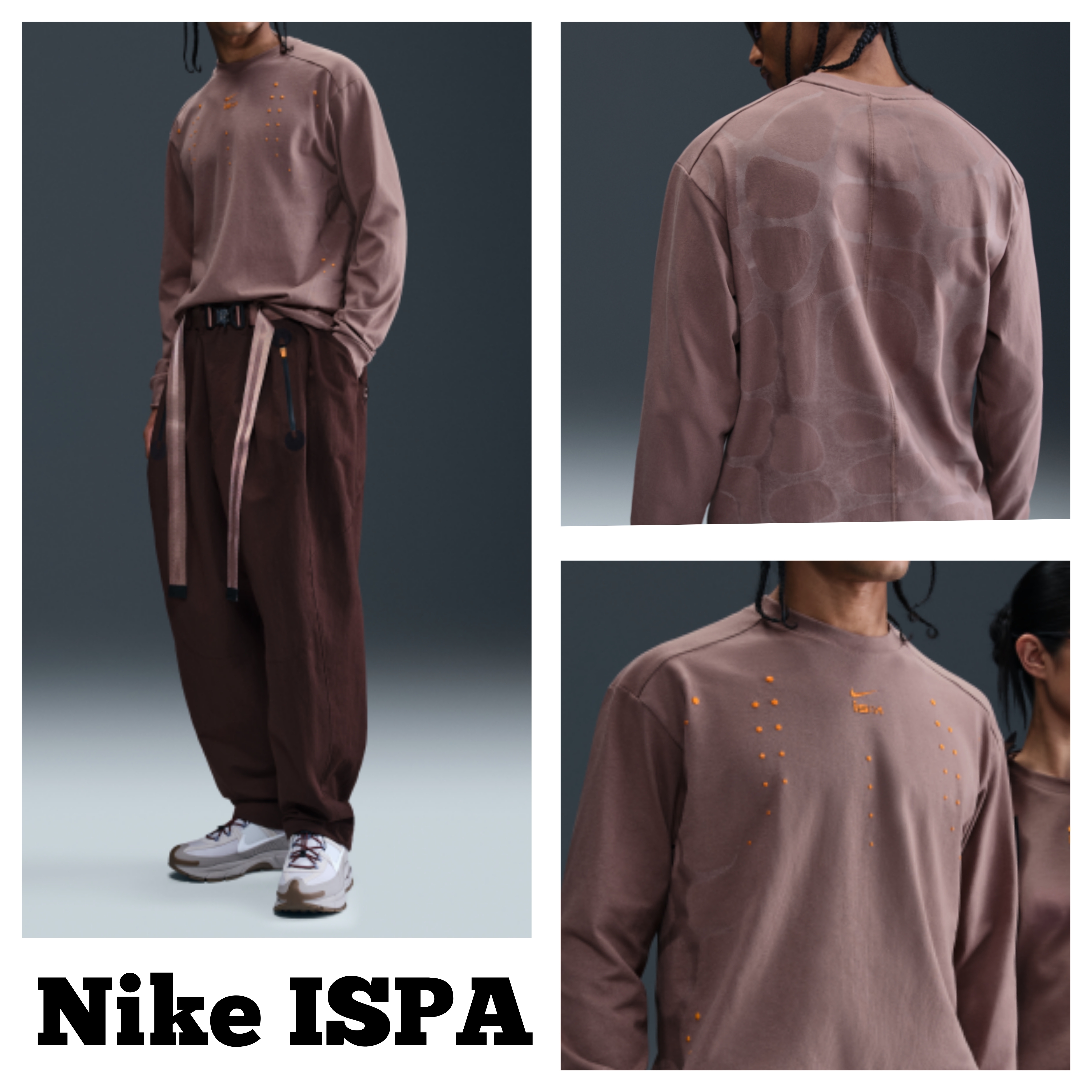 NIKE】ナイキ ISPA ロングスリーブ Tシャツ ロンT 送料間税込