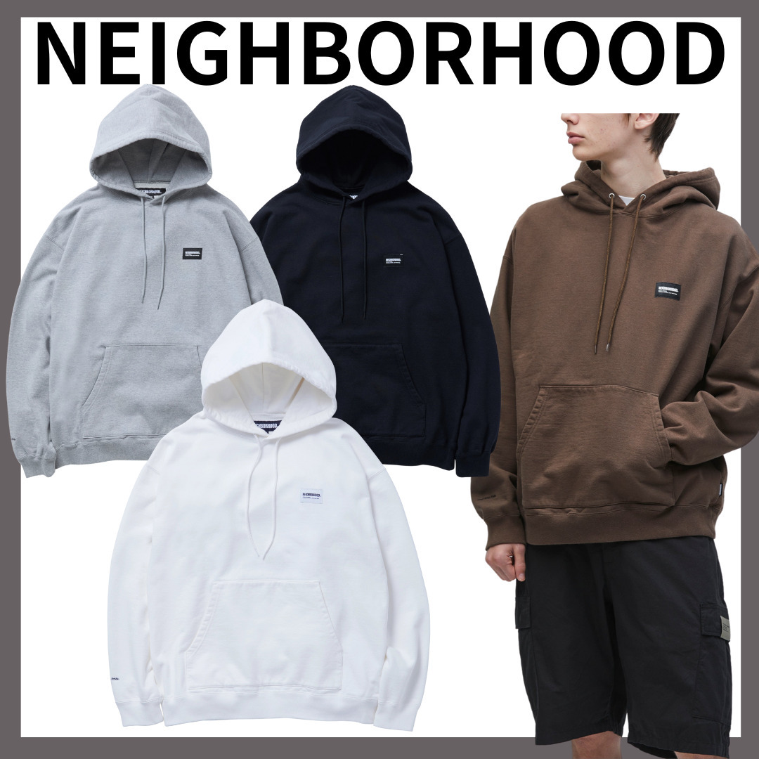 【NEIGHBORHOOD】PLAIN SWEAT HOODIE LS