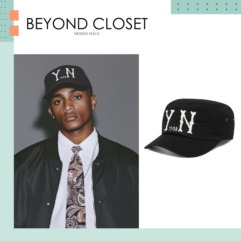 キャップ BEYOND CLOSET Hand printing washing cotton military cap