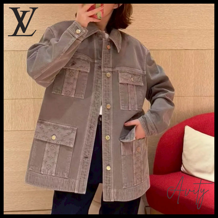 【オーバーでお洒落感満点♪】Louis Vuitton デニムジャケット