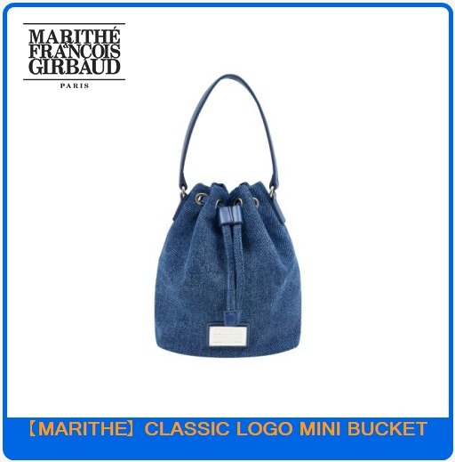 【MARITHE】 CLASSIC LOGO ★MINI BUCKET BAG