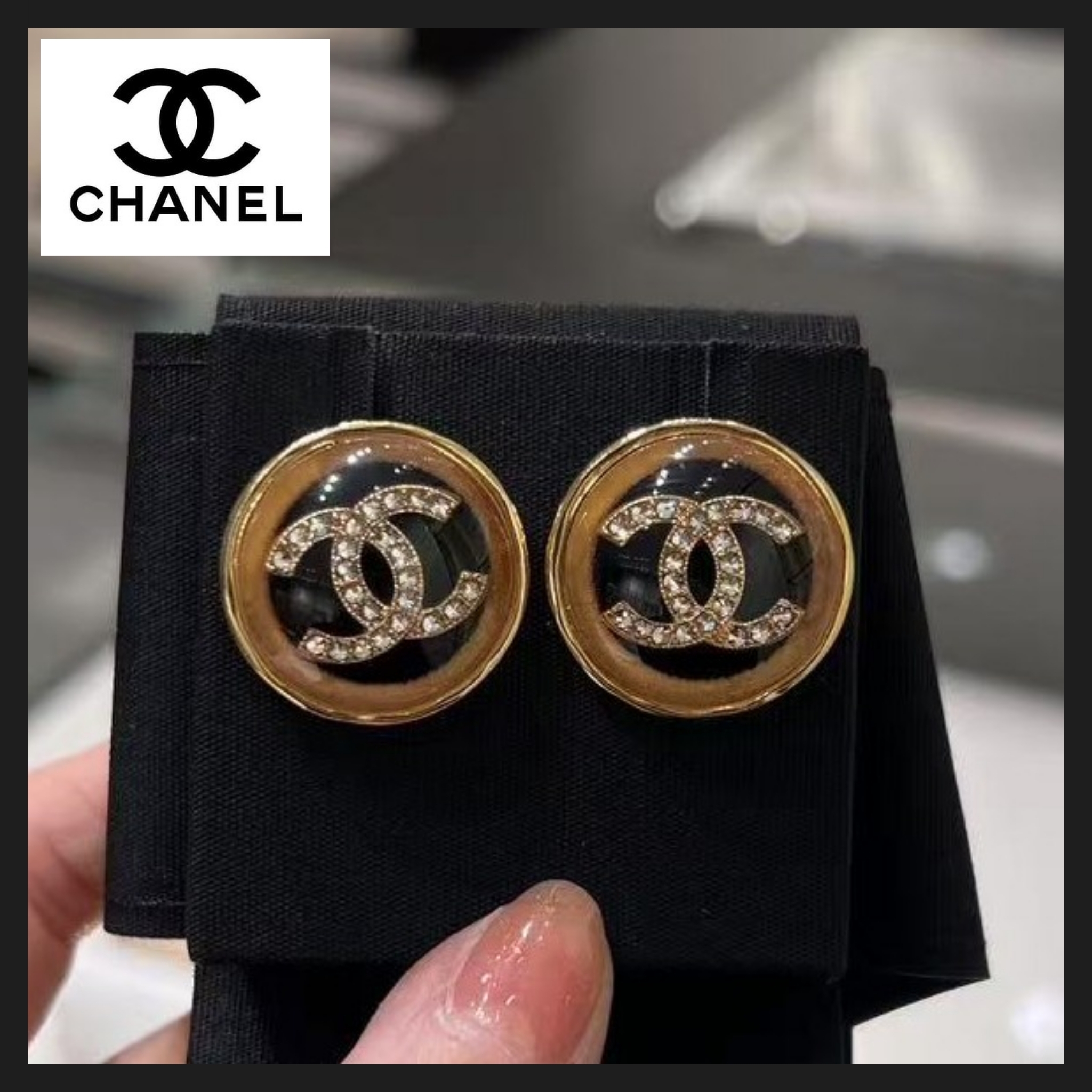 【CHANEL】CCマークがシックな存在感◎シャネル ピアス