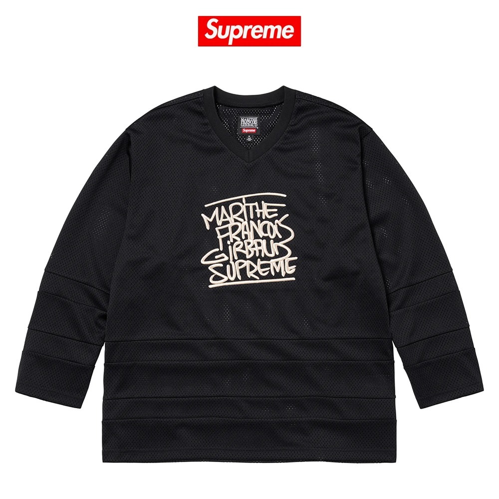 【Supreme x Marithe Francois Girbaud】 Hockey Jersey Black