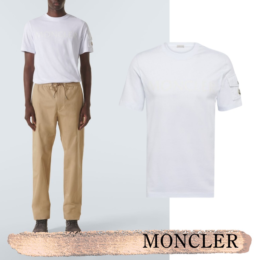 MONCLER☆関税込☆コットンジャージー 半袖 ホワイト Tシャツ