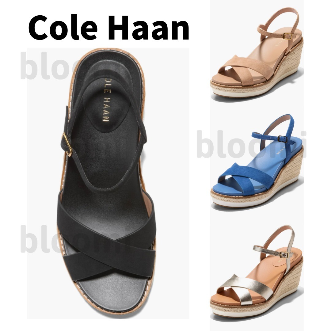 【COLE HAAN】Silvee エスパドリーユ ウェッジ サンダル 厚底