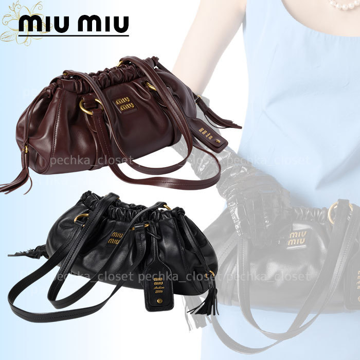 ◆送込◆【MIU MIU】ジョア*ナッパレザー*バッグ