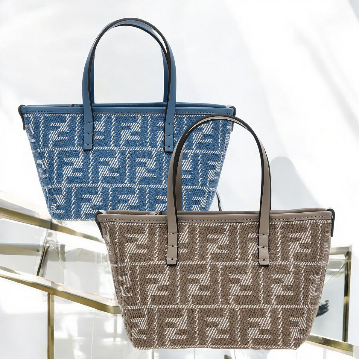 Fendi Roll Mini ショッピングバッグ