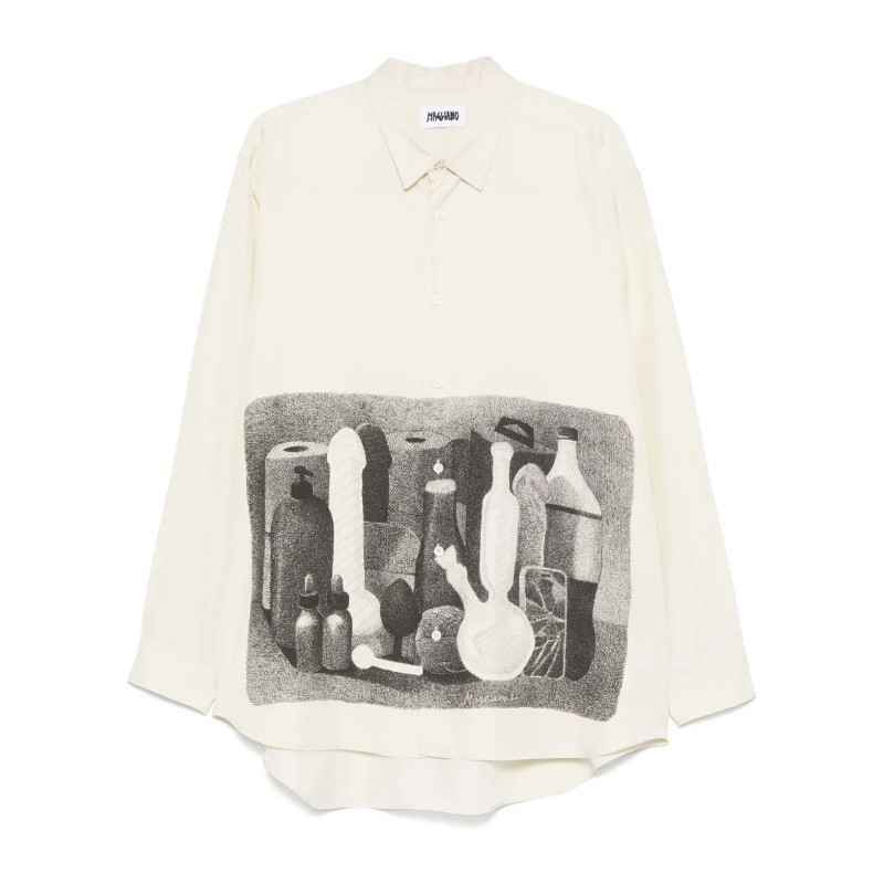 Tシャツ・カットソー Magliano SS25 MORANDI SILK SHIRT (T28020228 89)