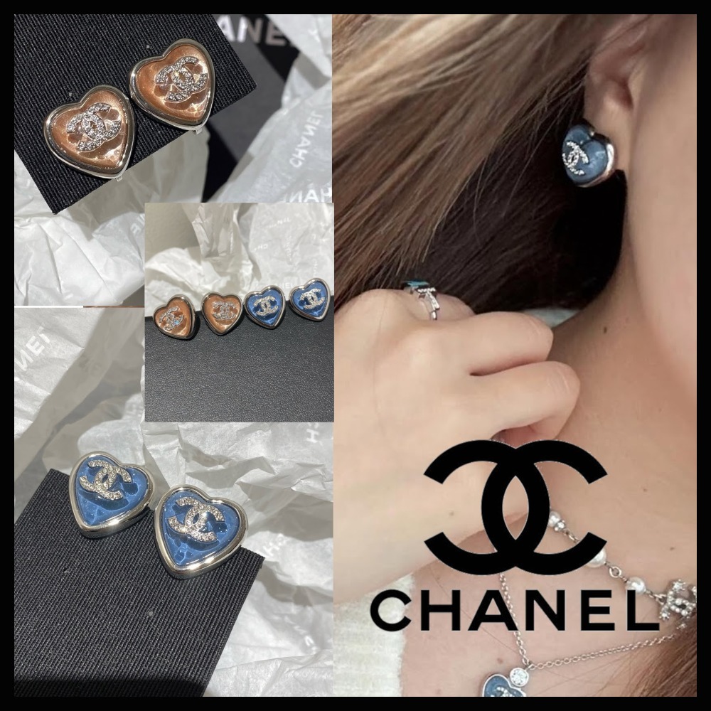 ハート型でキュート♡CHANEL ピアス 25S