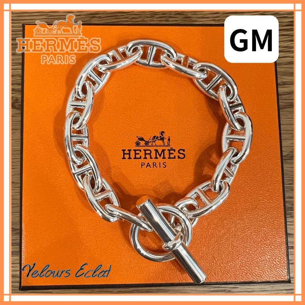 世界中で大人気★【HERMES】シェーヌダンクルブレスレットGM