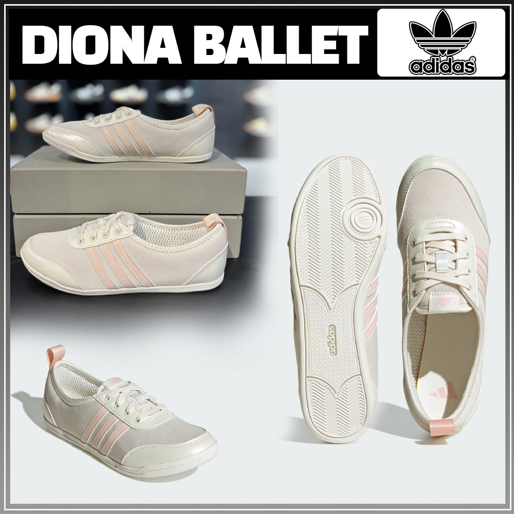 25SS新作フラットシューズ【ADIDAS】Diona Balle ピンク◆正規品