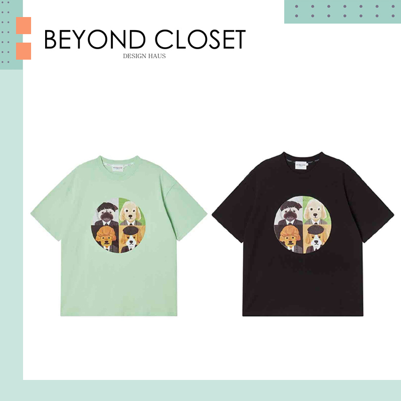 BEYOND CLOSET ♥ ILP Musician Band Patch Dog T-Shirt
