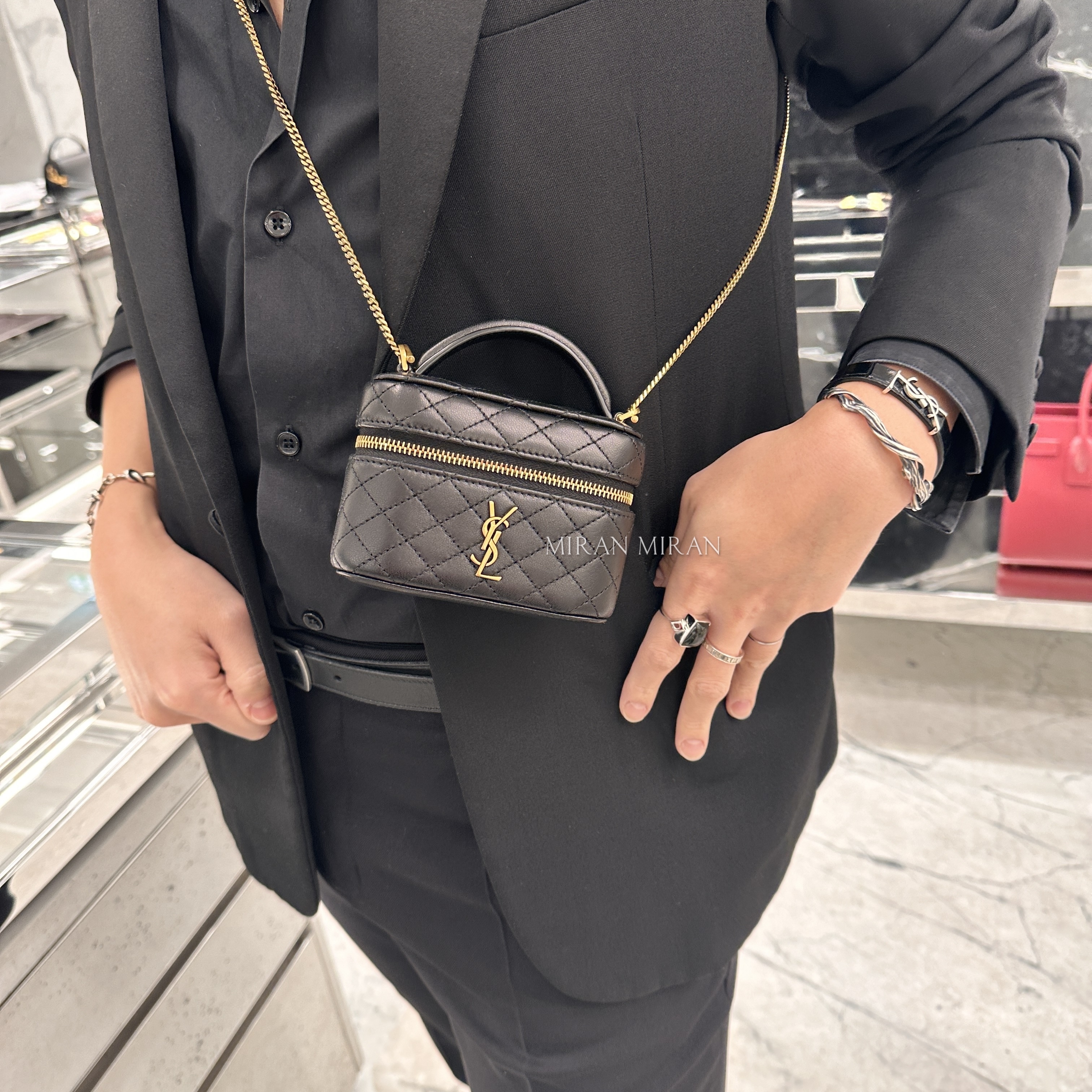 【SAINT LAURENT】ギャビー マイクロバニティバッグ GABY MICRO