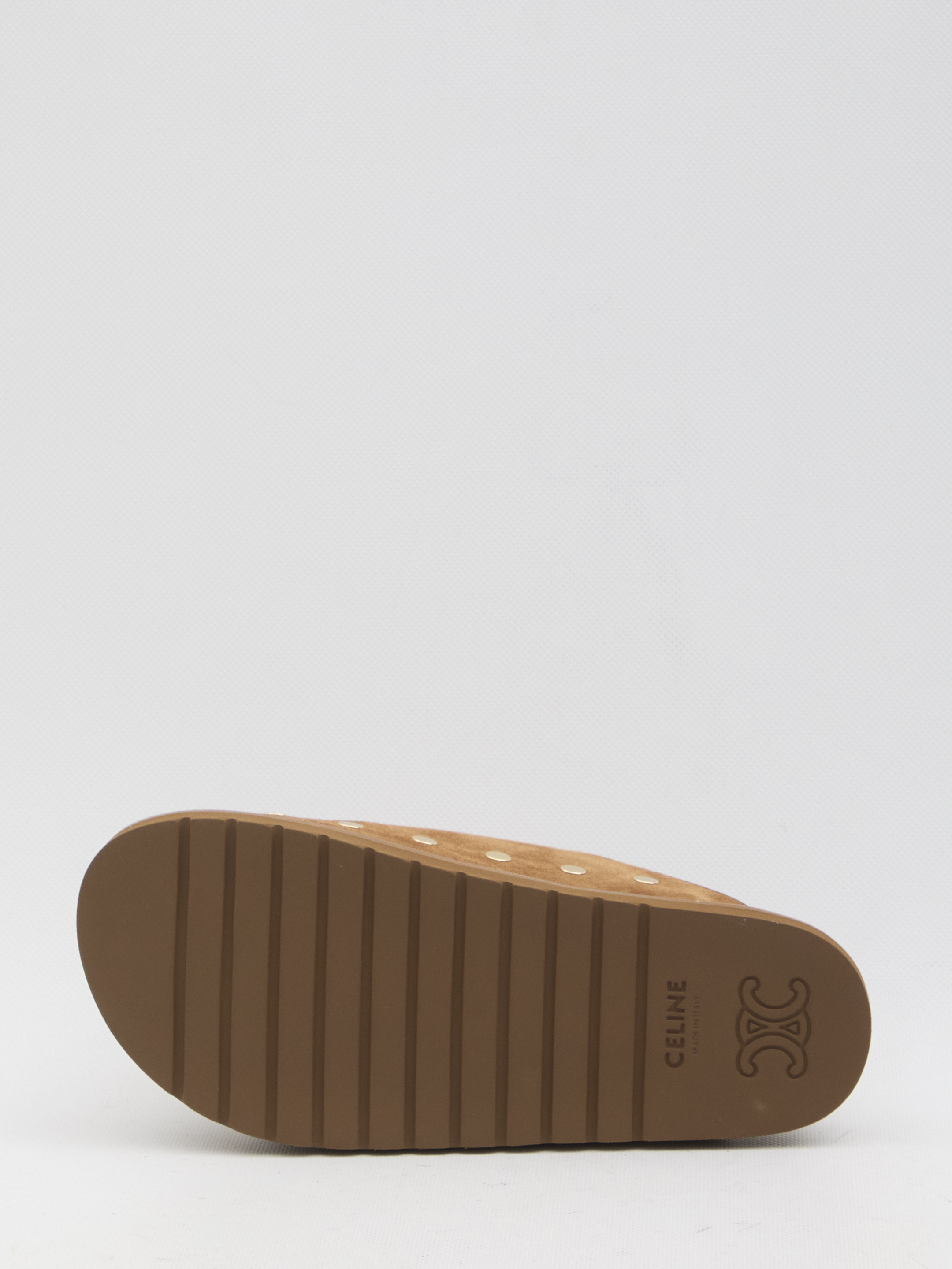 Celine Brown Pitea Clogs (CELINE/サンダル・ミュール) BROWN