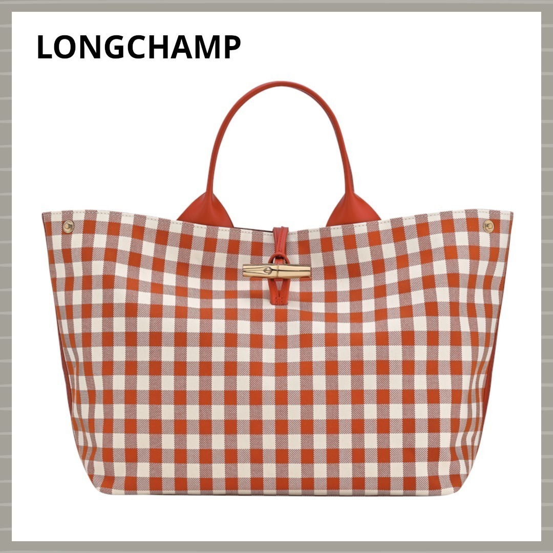 【Longchamp】ル ロゾ L トップハンドルバッグ ‐ ファブリック