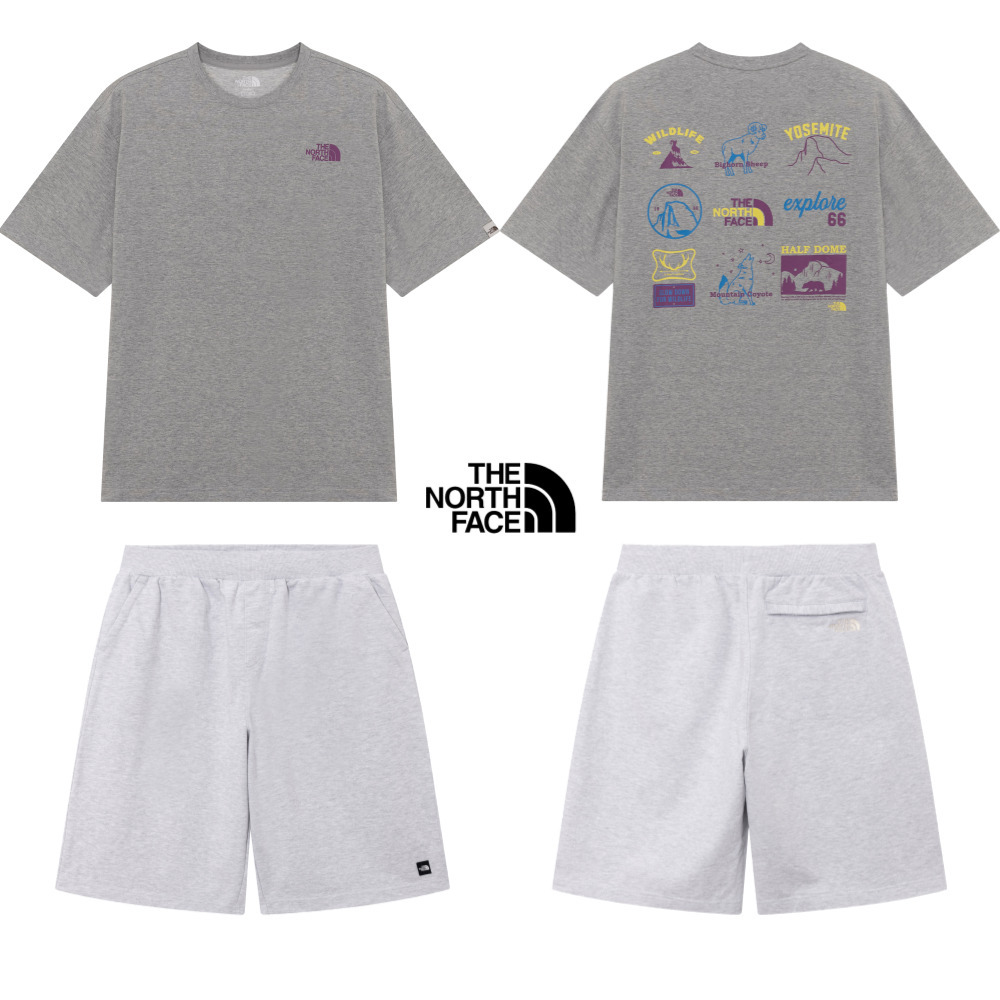 【THE NORTH FACE】 上下セット★半袖 Tシャツ & ショートパンツ THE NORTH FACE】上下セット☆半袖 Tシャツ & ショートパンツ
