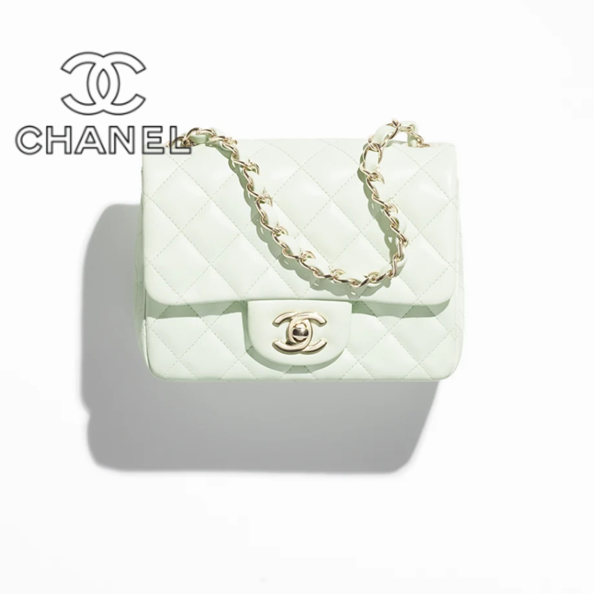 《ミニクラシック×25S新作★》CHANEL ハンドバッグ グリーン