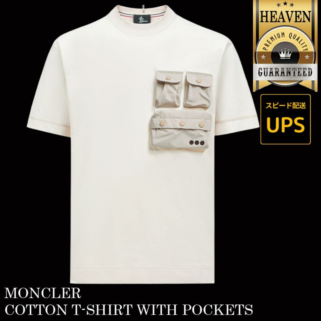 6万取引突破◆UPS便【MONCLER★25SS】Tシャツ◆10978C0000389AW1