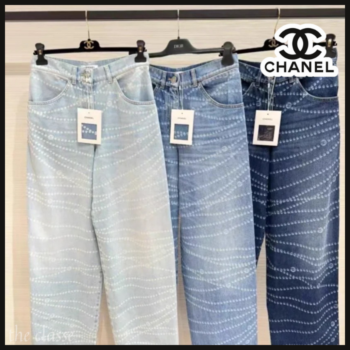 【カジュアル◎】流行のストレートジーンズ♪CHANEL 25P デニム