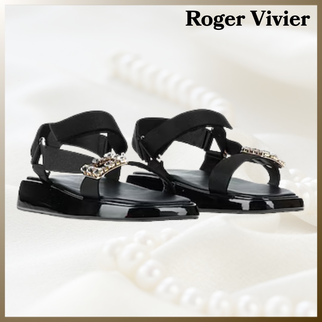 Roger Vivier ◆アンクルストラップ付き サンダル