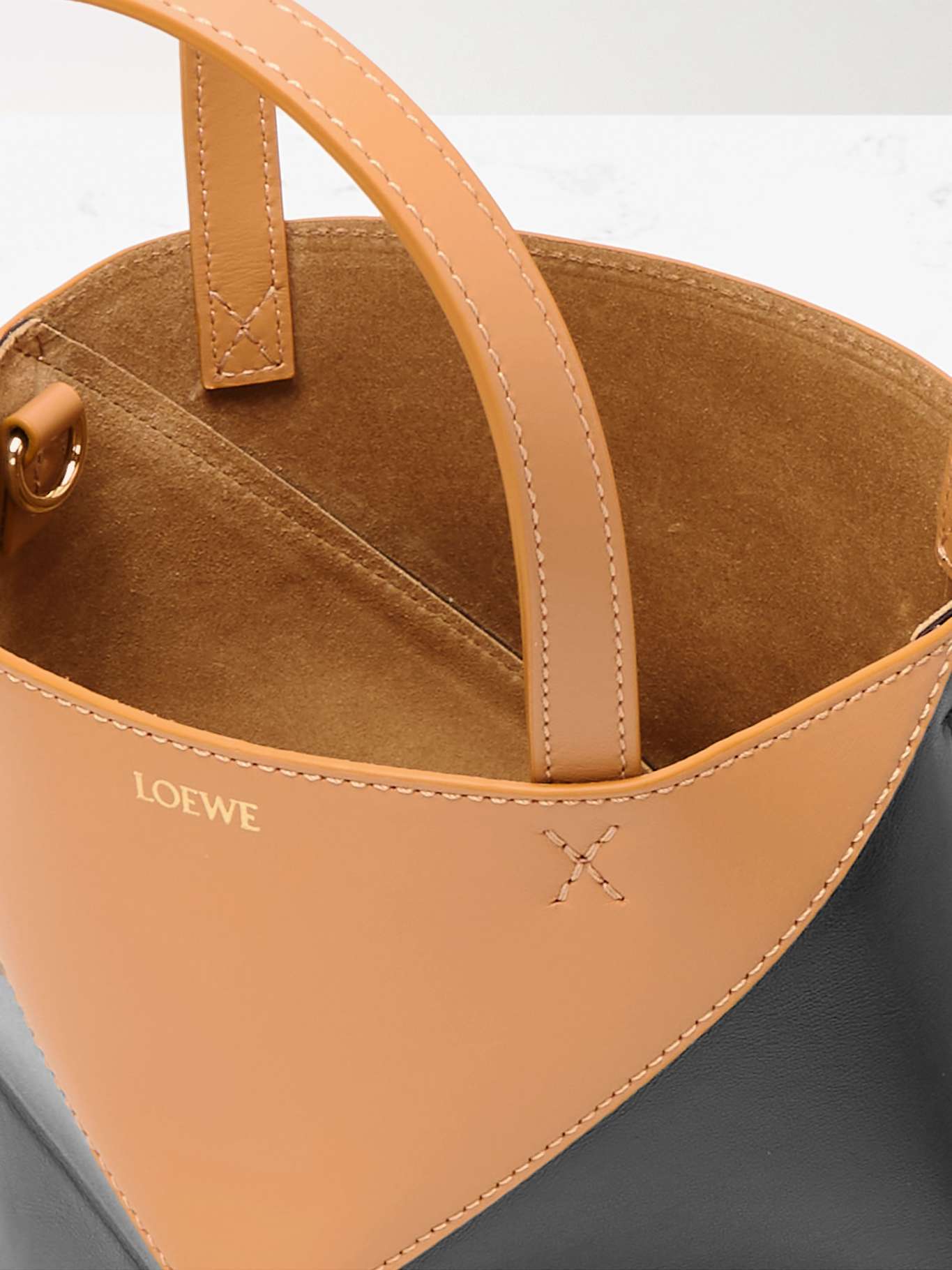 【関税込み】☆LOEWE☆ パズルフォールド ツートンレザートート 関税込み】☆LOEWE☆ パズルフォールド ツートンレザートート