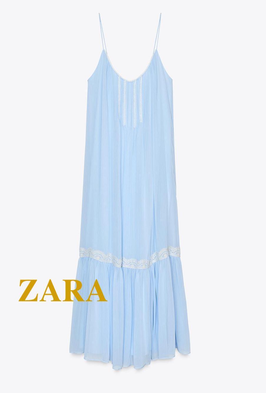 ☆ドイツ発*ZARA*新作*レースディティールキャミワンピ/UL☆