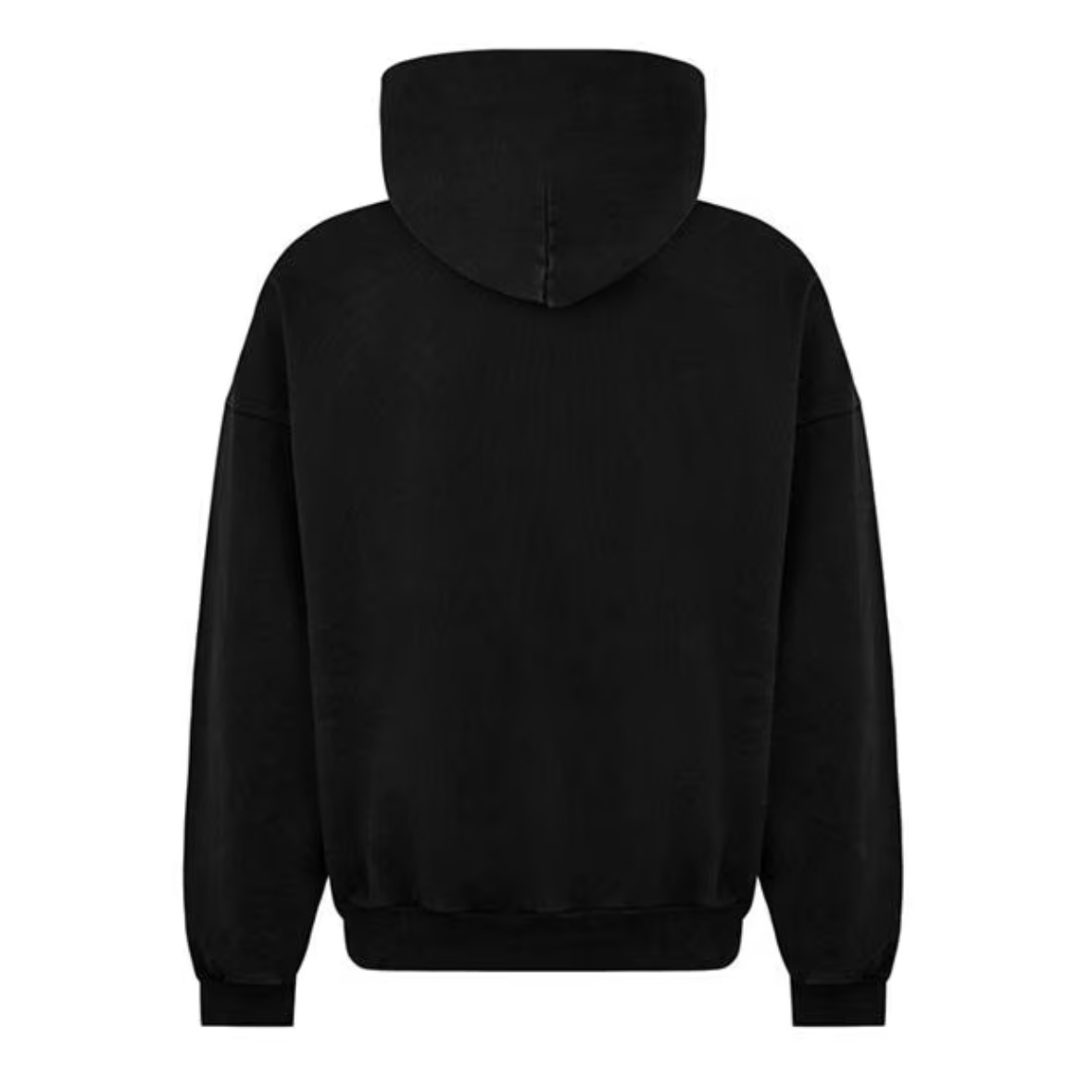 女性も【BALENCIAGA】ショルダー ロゴ スウェット フーディー 黒 女性も【BALENCIAGA】ショルダー ロゴ スウェット フーディー 黒