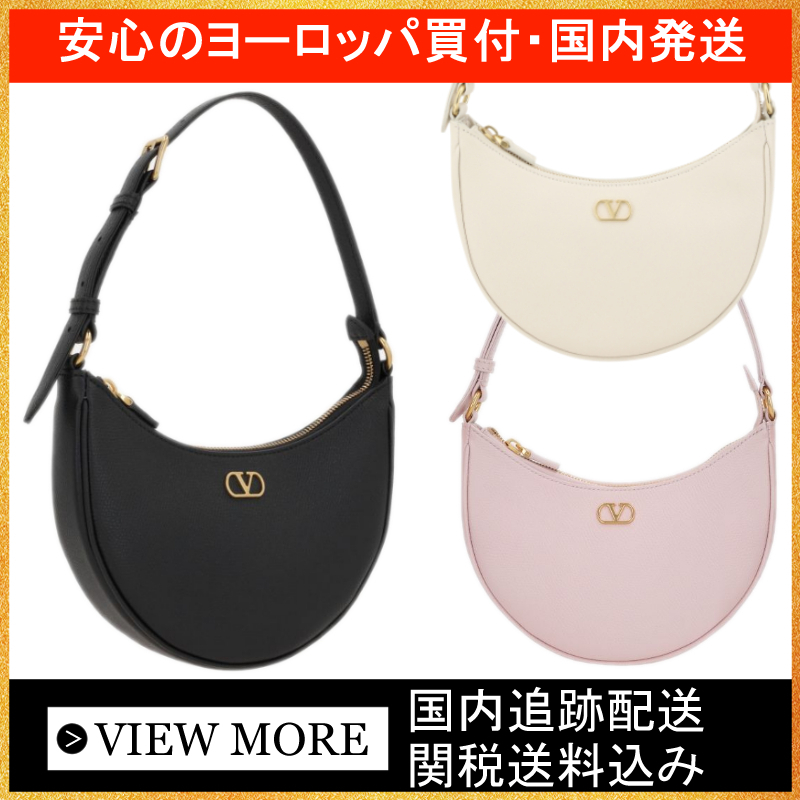 【関税送料無料】VALENTINO Vロゴ ミニ ホーボーバッグ
