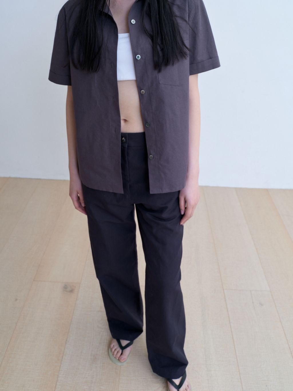 [MONOHA] / ☆ 25SS Linen classic pants / 3 COLORS