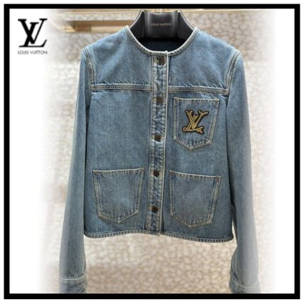 中古 Louis Vuitton ルイヴィトン ニットデニム ジャケット G