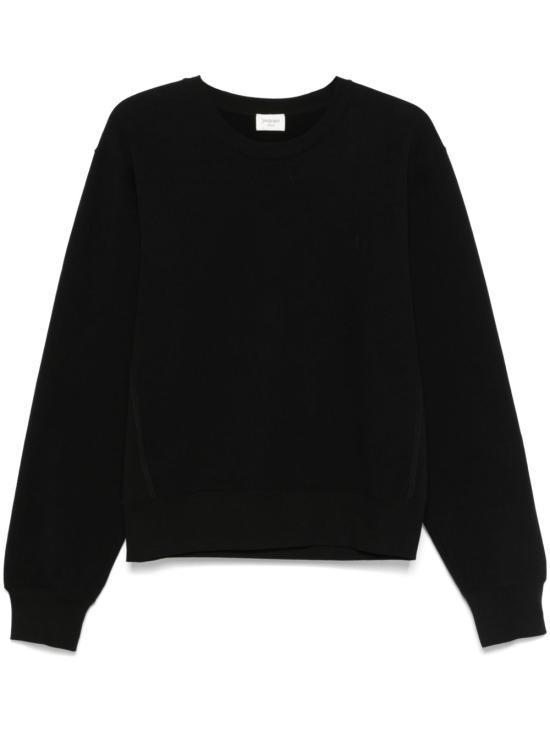 Tシャツ・カットソー SAINT LAURENT Men Hoodies 820127 Y36SW1000 Black
