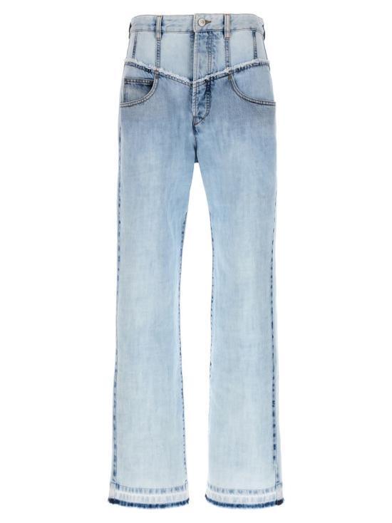 デニム・ジーパン ISABEL MARANT Women Denim Pants 24PPA0209FBB1H09I30LU BLUE
