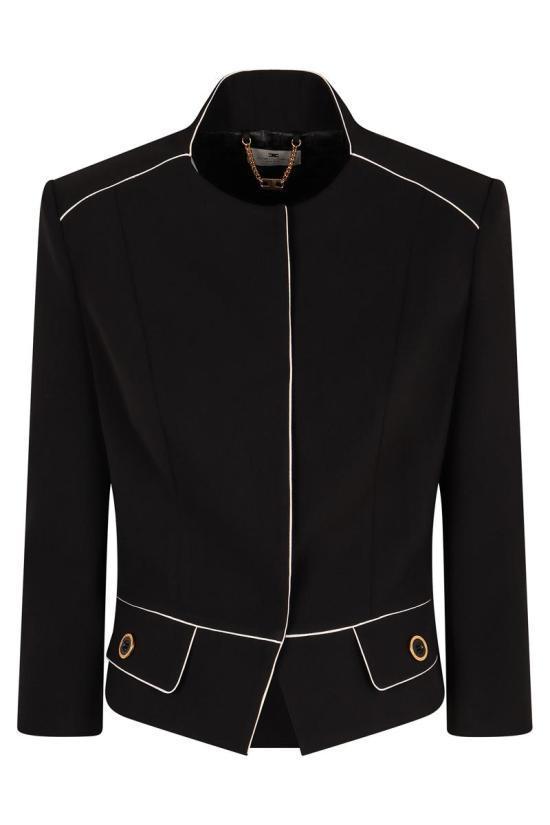 ジャケット ELISABETTA FRANCHI Women Outer GIT5151E2 685 Black