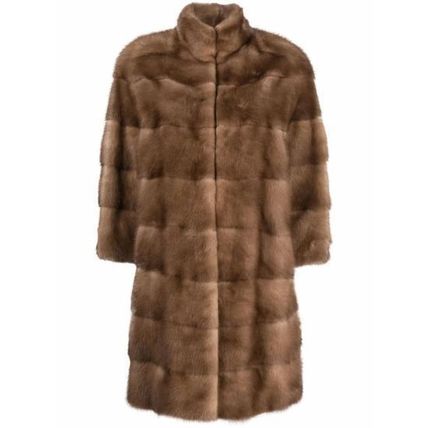 ムートン・ファーコート BLANCHA Women Outer 24149 300 Black BLANCHA(ブランカ) トップスその他(レディース) ジャケット