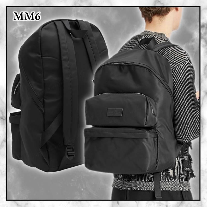 ◆MM6 Maison Margiela SS25◆３ポケット バックパック/Black◆