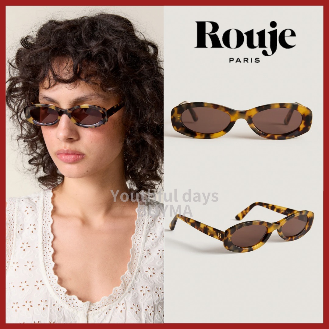 Rouje べっ甲柄 キャッツアイ サングラス