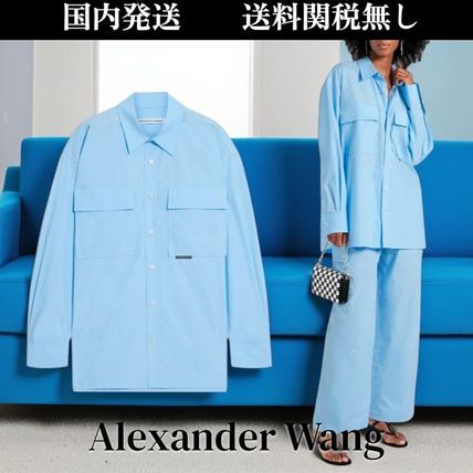 ALEXANDERWANG.T☆コットンポプリン オーバーサイズシャツ