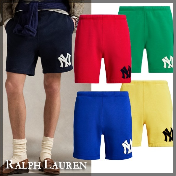 Ralph Lauren☆ヤンキース コラボ フリース ショートパンツ