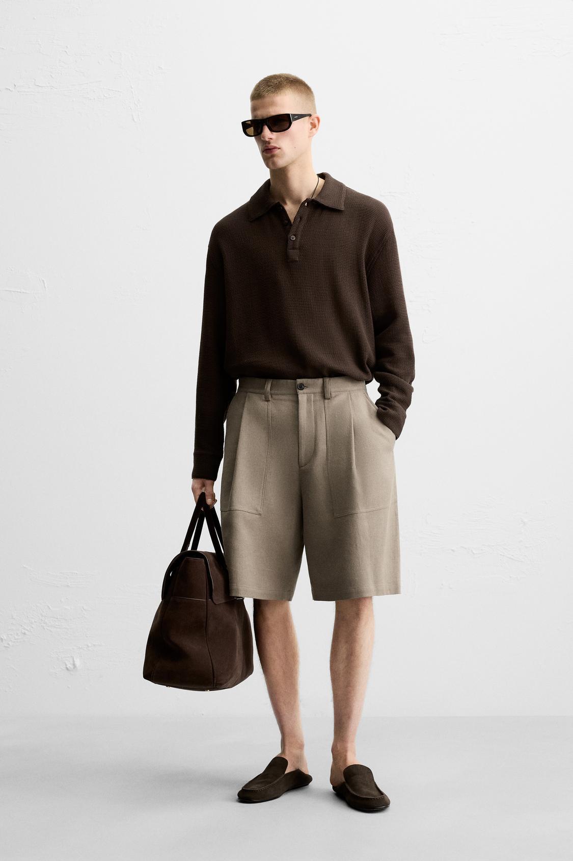 ☆ドイツ発*ZARA*新作*テクスチャータックショーツ/BH☆ (ZARA