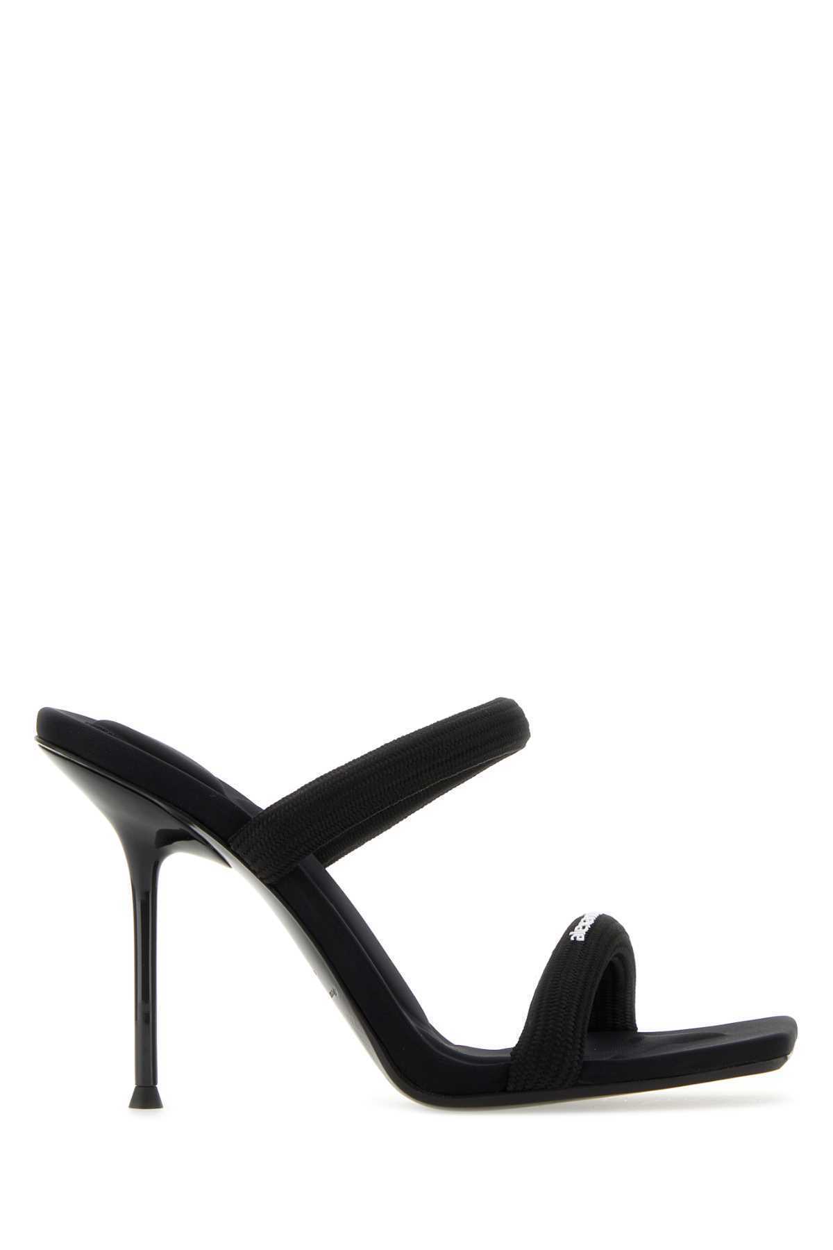 【関税&送料込】Alexander Wang Black Fabric Mules