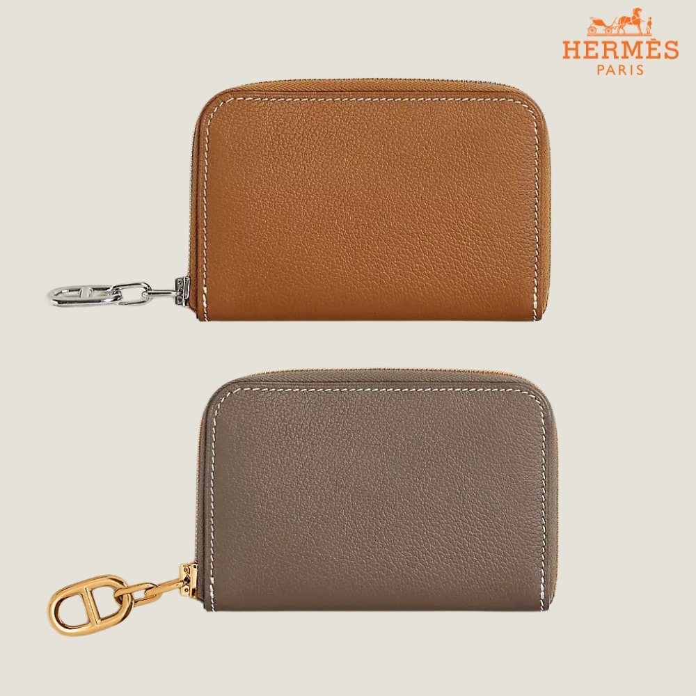 【上質な本革/贈り物にも♪】HERMES★カードホルダー《Zipengo》
