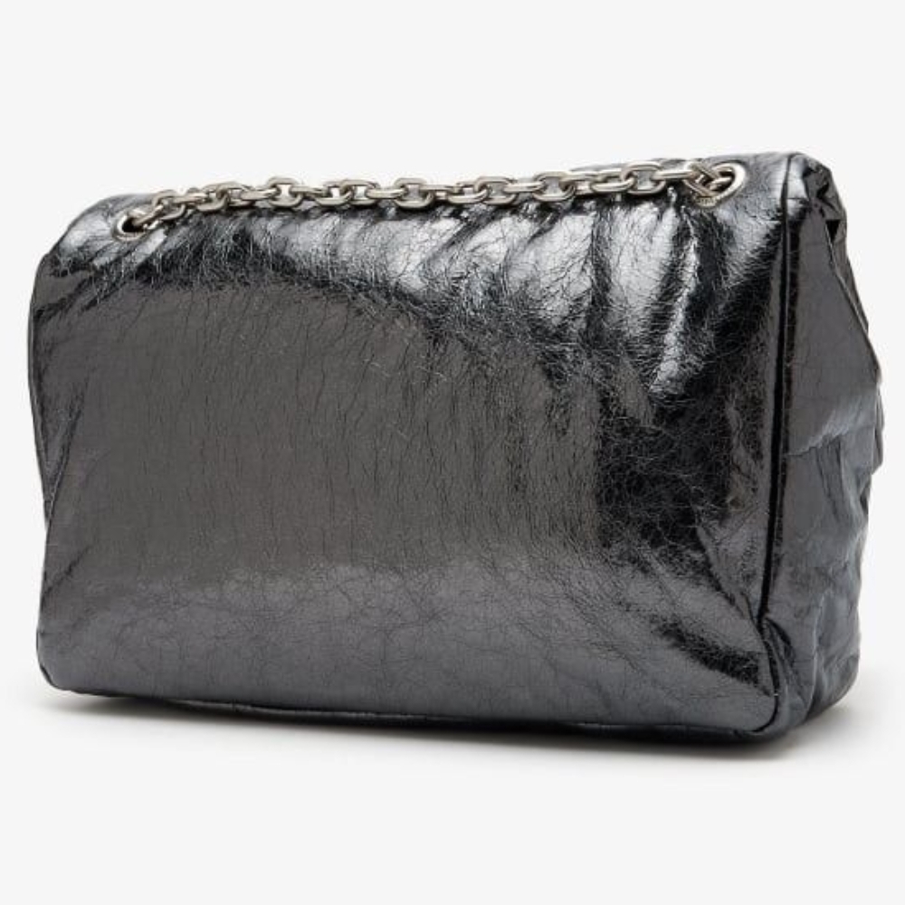 BALENCIAGA MONACO M メタリック BB ショルダーバッグ BALENCIAGA Monaco レザー ショルダーバッグ | NET-A-PORTER