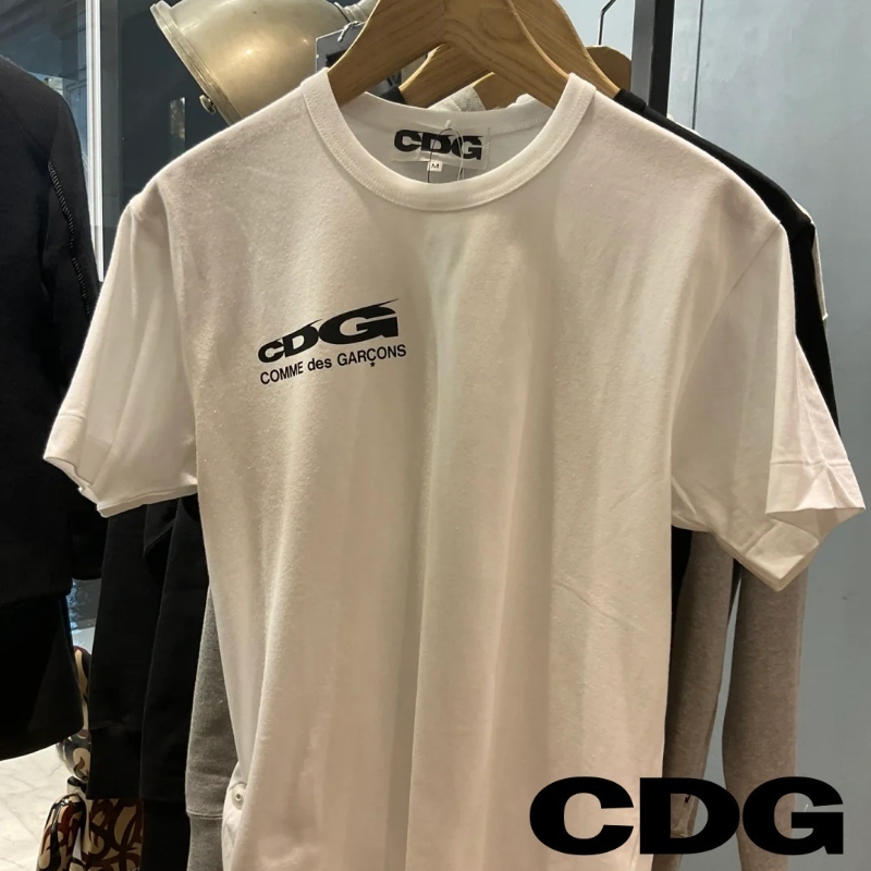 COMME des GARCONS CDG 右胸 ロゴ Tシャツ
