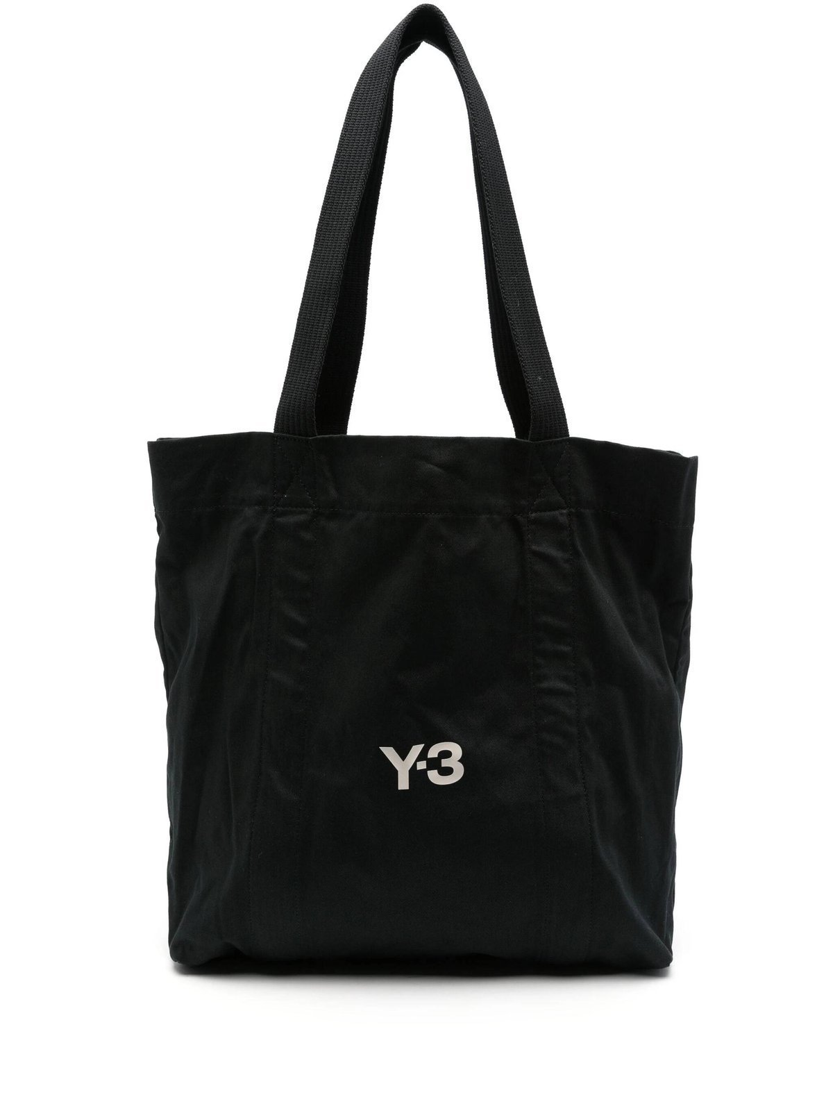 Y-3 ロゴプリント トップハンドルバッグ