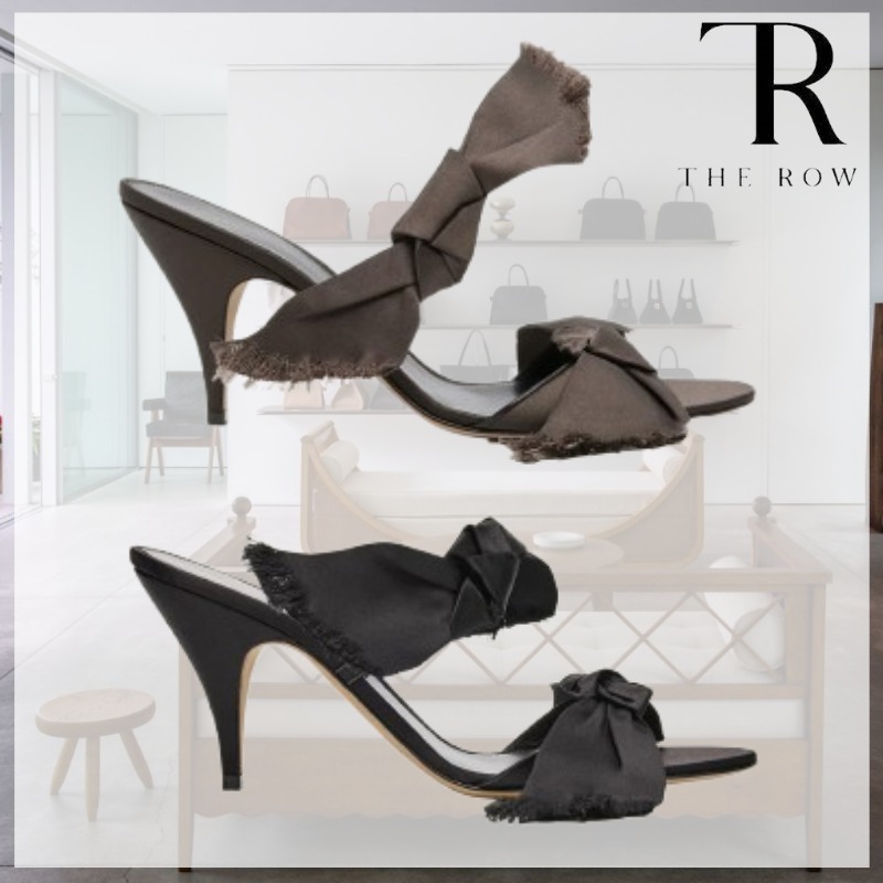 （New)The Row Vika シルクノットスライドサンダル