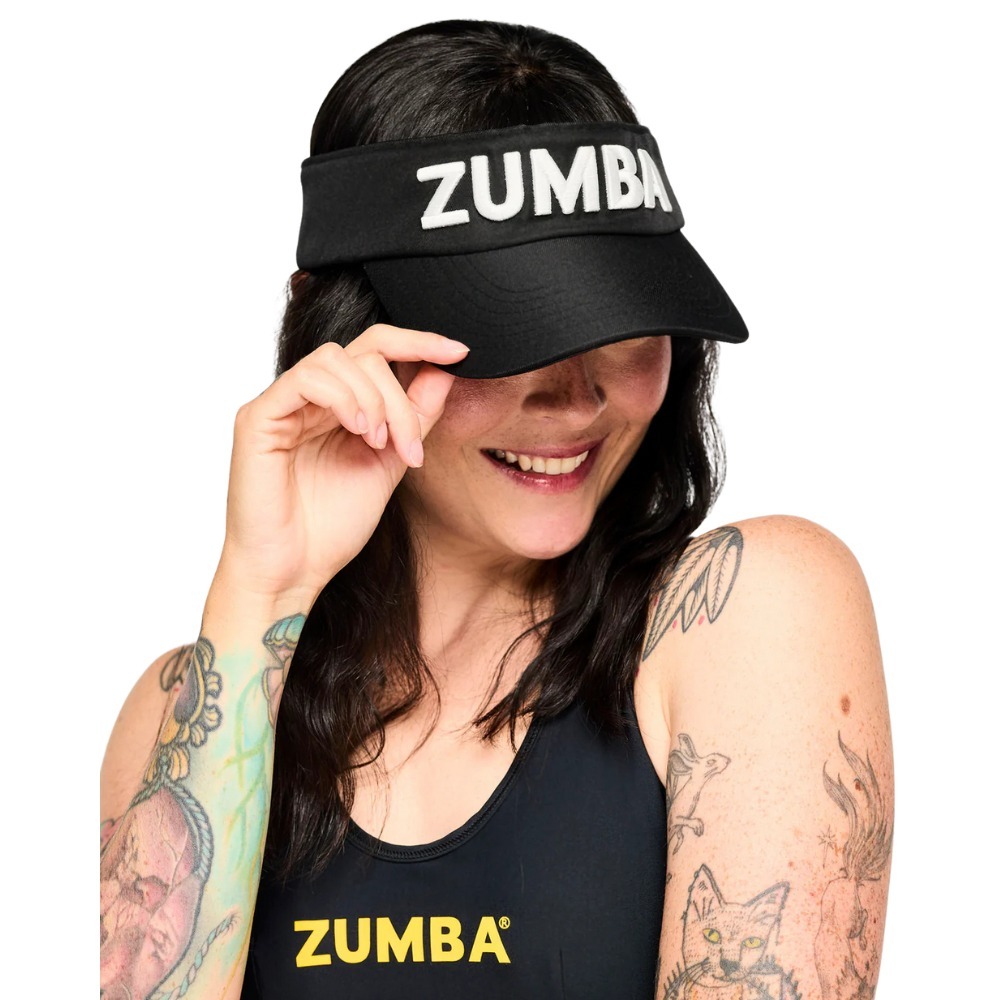 Zumba ズンバ ロゴ サンバイザー ブラック ユニセックス