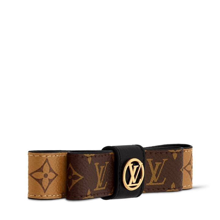 Louis Vuitton《ワンポイントに♪》バレッタ リボン マイLVボウ