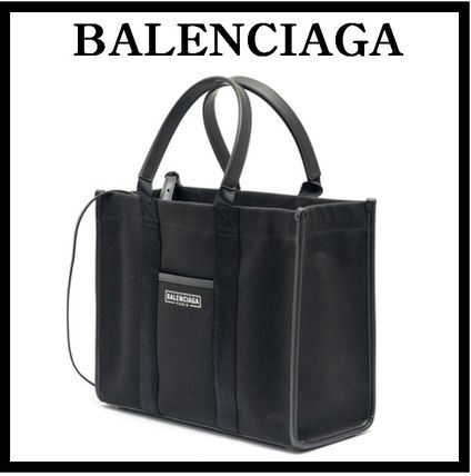 BALENCIAGA☆バレンシアガ ☆ブラックレザー☆トートバッグ☆S