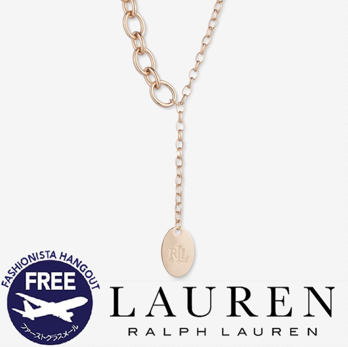 Ralph Lauren ラルフローレン Logo Disc ネックレス